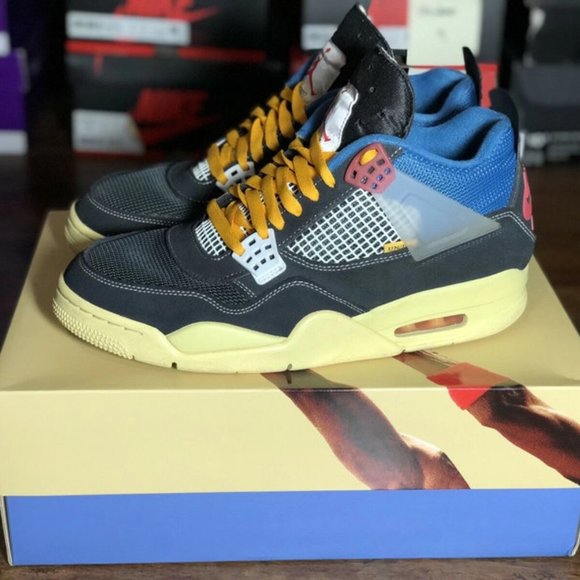 Air Jordan 4 Retro Union LA Off Noir main image 4